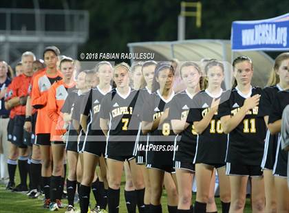Thumbnail 2 in Chapel Hill vs. Cox Mill (NCHSAA 3A Final) photogallery.