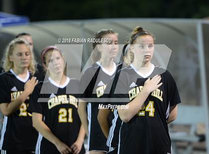 Thumbnail 2 in Chapel Hill vs. Cox Mill (NCHSAA 3A Final) photogallery.