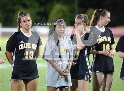 Thumbnail 2 in Chapel Hill vs. Cox Mill (NCHSAA 3A Final) photogallery.