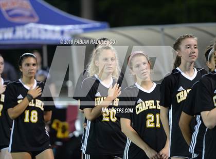 Thumbnail 1 in Chapel Hill vs. Cox Mill (NCHSAA 3A Final) photogallery.