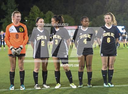 Thumbnail 3 in Chapel Hill vs. Cox Mill (NCHSAA 3A Final) photogallery.