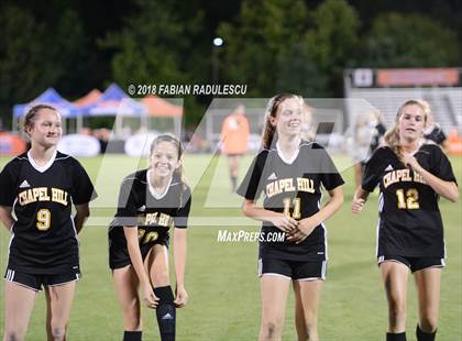 Thumbnail 2 in Chapel Hill vs. Cox Mill (NCHSAA 3A Final) photogallery.