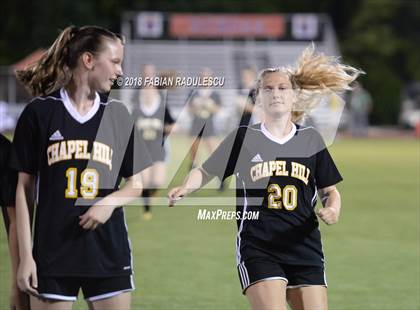 Thumbnail 2 in Chapel Hill vs. Cox Mill (NCHSAA 3A Final) photogallery.