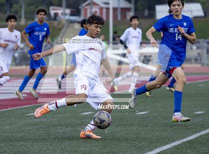 Thumbnail 1 in La Canada vs Los Alamitos (South's Boys Varsity Soccer Tournament) photogallery.