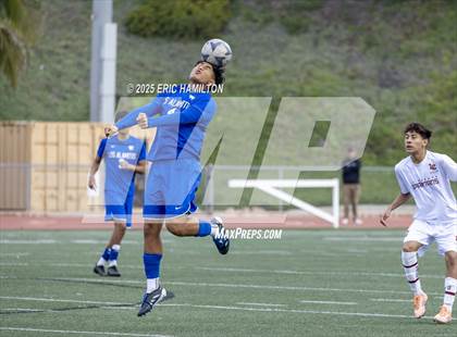 Thumbnail 2 in La Canada vs Los Alamitos (South's Boys Varsity Soccer Tournament) photogallery.