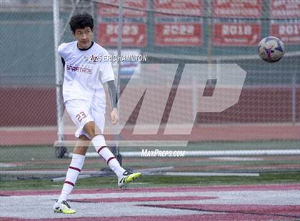 Thumbnail 3 in La Canada vs Los Alamitos (South's Boys Varsity Soccer Tournament) photogallery.