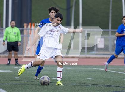 Thumbnail 3 in La Canada vs Los Alamitos (South's Boys Varsity Soccer Tournament) photogallery.