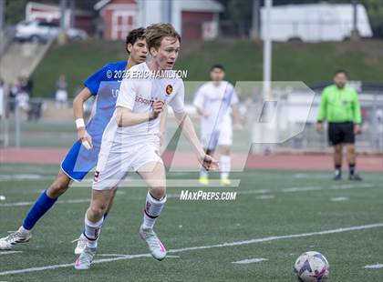 Thumbnail 1 in La Canada vs Los Alamitos (South's Boys Varsity Soccer Tournament) photogallery.