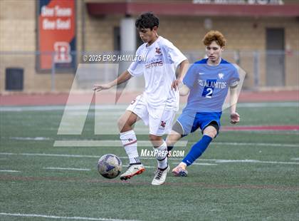 Thumbnail 3 in La Canada vs Los Alamitos (South's Boys Varsity Soccer Tournament) photogallery.