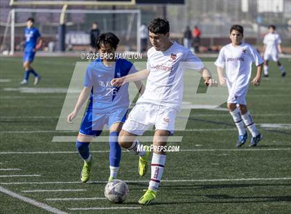 Thumbnail 2 in La Canada vs Los Alamitos (South's Boys Varsity Soccer Tournament) photogallery.