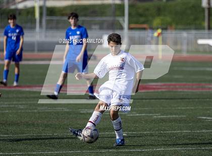 Thumbnail 3 in La Canada vs Los Alamitos (South's Boys Varsity Soccer Tournament) photogallery.