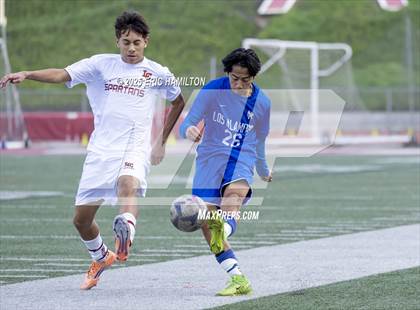 Thumbnail 3 in La Canada vs Los Alamitos (South's Boys Varsity Soccer Tournament) photogallery.