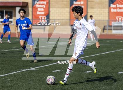 Thumbnail 3 in La Canada vs Los Alamitos (South's Boys Varsity Soccer Tournament) photogallery.