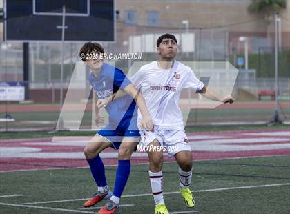Thumbnail 3 in La Canada vs Los Alamitos (South's Boys Varsity Soccer Tournament) photogallery.