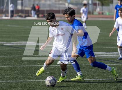 Thumbnail 1 in La Canada vs Los Alamitos (South's Boys Varsity Soccer Tournament) photogallery.