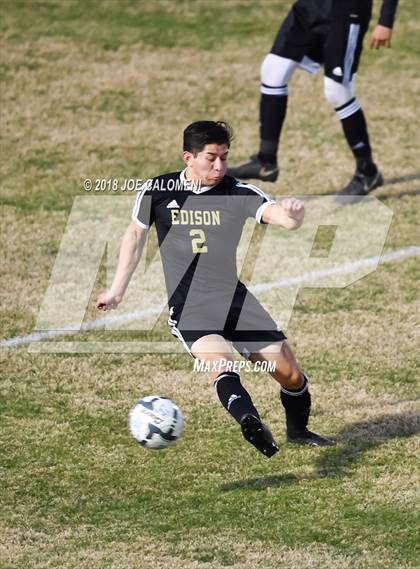 Thumbnail 2 in Edison [Thomas A.] vs Madison (NEISD Tournament) photogallery.