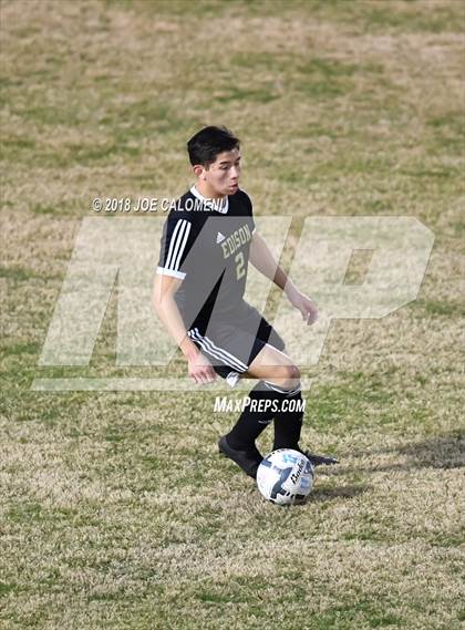 Thumbnail 3 in Edison [Thomas A.] vs Madison (NEISD Tournament) photogallery.