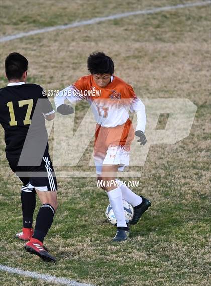 Thumbnail 2 in Edison [Thomas A.] vs Madison (NEISD Tournament) photogallery.