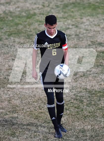 Thumbnail 2 in Edison [Thomas A.] vs Madison (NEISD Tournament) photogallery.