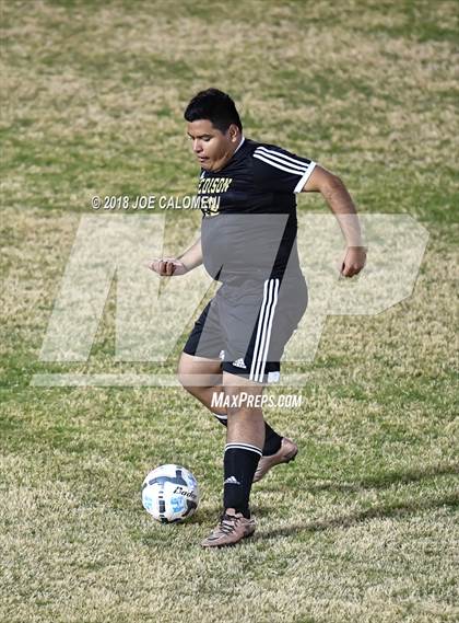 Thumbnail 3 in Edison [Thomas A.] vs Madison (NEISD Tournament) photogallery.