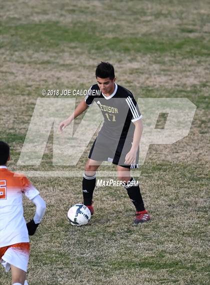 Thumbnail 2 in Edison [Thomas A.] vs Madison (NEISD Tournament) photogallery.