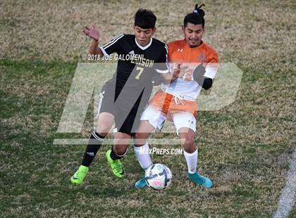 Thumbnail 2 in Edison [Thomas A.] vs Madison (NEISD Tournament) photogallery.