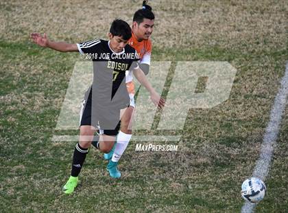 Thumbnail 1 in Edison [Thomas A.] vs Madison (NEISD Tournament) photogallery.
