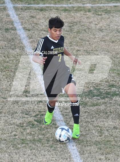 Thumbnail 3 in Edison [Thomas A.] vs Madison (NEISD Tournament) photogallery.