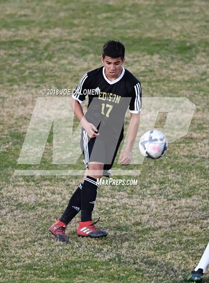 Thumbnail 2 in Edison [Thomas A.] vs Madison (NEISD Tournament) photogallery.