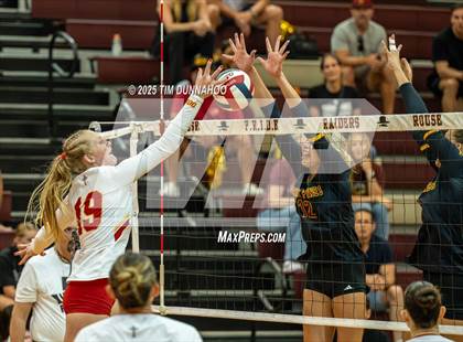 Thumbnail 3 in Torrey Pines vs Cathedral Catholic (Volleypalooza Gold Division Final) photogallery.