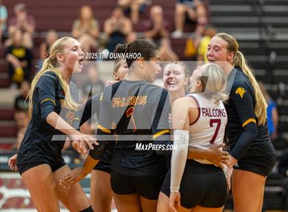 Thumbnail 2 in Torrey Pines vs Cathedral Catholic (Volleypalooza Gold Division Final) photogallery.