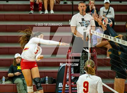 Thumbnail 2 in Torrey Pines vs Cathedral Catholic (Volleypalooza Gold Division Final) photogallery.