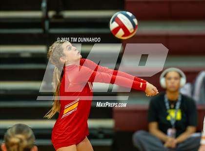 Thumbnail 1 in Torrey Pines vs Cathedral Catholic (Volleypalooza Gold Division Final) photogallery.