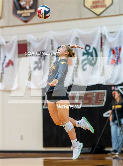 Thumbnail 1 in Torrey Pines vs Cathedral Catholic (Volleypalooza Gold Division Final) photogallery.