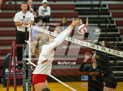 Thumbnail 1 in Torrey Pines vs Cathedral Catholic (Volleypalooza Gold Division Final) photogallery.