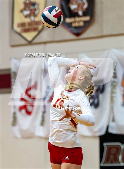 Thumbnail 1 in Torrey Pines vs Cathedral Catholic (Volleypalooza Gold Division Final) photogallery.