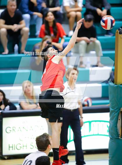 Thumbnail 2 in Granada Hills Charter vs Taft (CIF LACS Quarterfinal) photogallery.