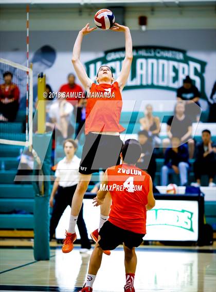 Thumbnail 1 in Granada Hills Charter vs Taft (CIF LACS Quarterfinal) photogallery.