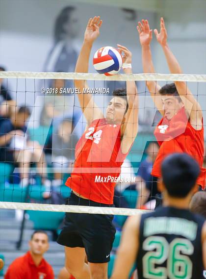 Thumbnail 1 in Granada Hills Charter vs Taft (CIF LACS Quarterfinal) photogallery.