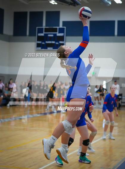 Thumbnail 2 in Westwood vs. Scottsdale Christian Academy (Spiketown Invitational) photogallery.
