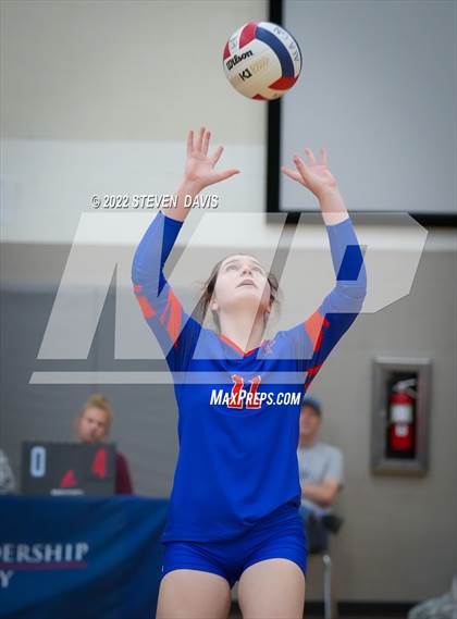 Thumbnail 2 in Westwood vs. Scottsdale Christian Academy (Spiketown Invitational) photogallery.