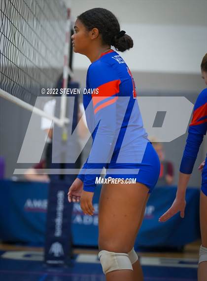 Thumbnail 2 in Westwood vs. Scottsdale Christian Academy (Spiketown Invitational) photogallery.