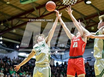 Thumbnail 3 in Frankton vs. New Castle (IHSAA 3A Sectional 24 Semifinal)  photogallery.