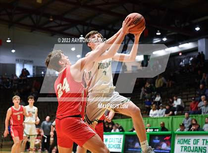 Thumbnail 1 in Frankton vs. New Castle (IHSAA 3A Sectional 24 Semifinal)  photogallery.