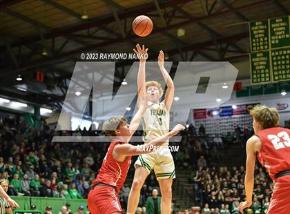 Thumbnail 3 in Frankton vs. New Castle (IHSAA 3A Sectional 24 Semifinal)  photogallery.