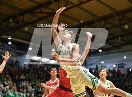 Thumbnail 1 in Frankton vs. New Castle (IHSAA 3A Sectional 24 Semifinal)  photogallery.