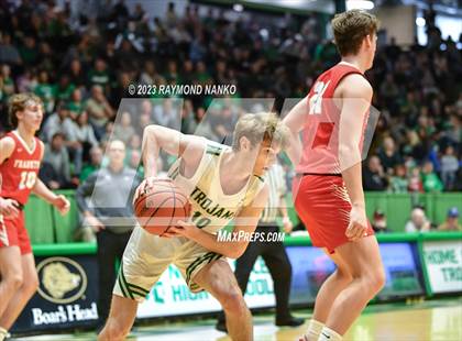 Thumbnail 3 in Frankton vs. New Castle (IHSAA 3A Sectional 24 Semifinal)  photogallery.