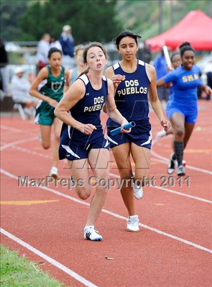 Thumbnail 3 in Santa Barbara Easter Relays (Girls Track Events) photogallery.