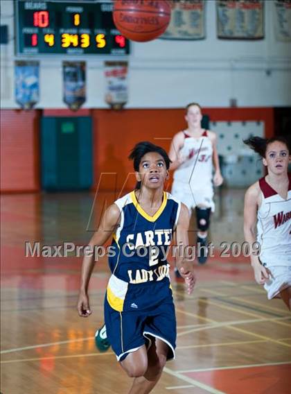 Thumbnail 3 in Carter vs. Patriot (Lady Bears Holiday Classic) photogallery.