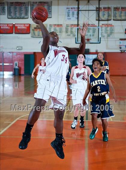 Thumbnail 1 in Carter vs. Patriot (Lady Bears Holiday Classic) photogallery.